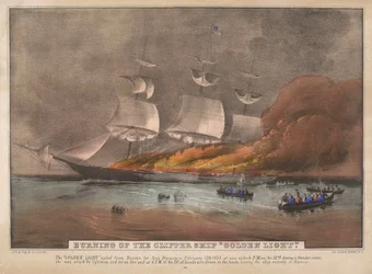 Incendie du clipper 